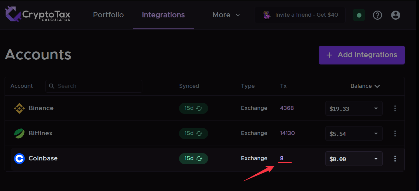 Coinbase Transactions Cryptotaxcalculator