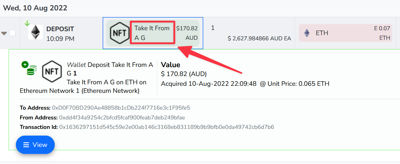 Ethereum NFT Name CHAINOMETRY